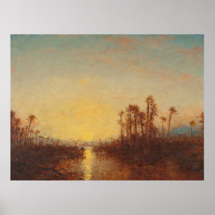 Khartoum, Coucher De Soleil – Félix Ziem Poster