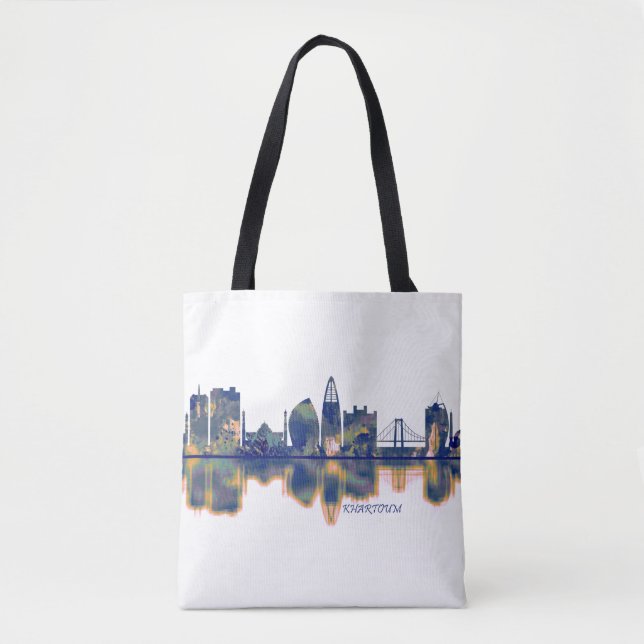 Khartoum Skyline Tote Bag (Front)