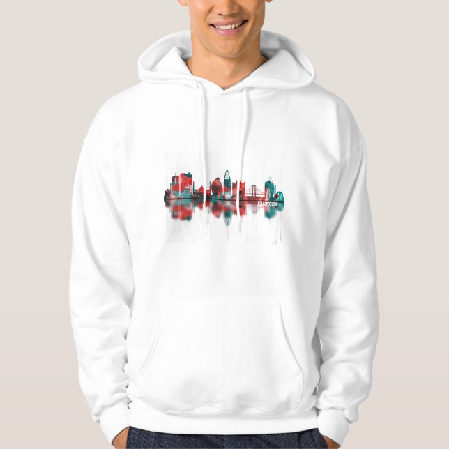Khartoum Sudan Skyline Hoodie (Front)
