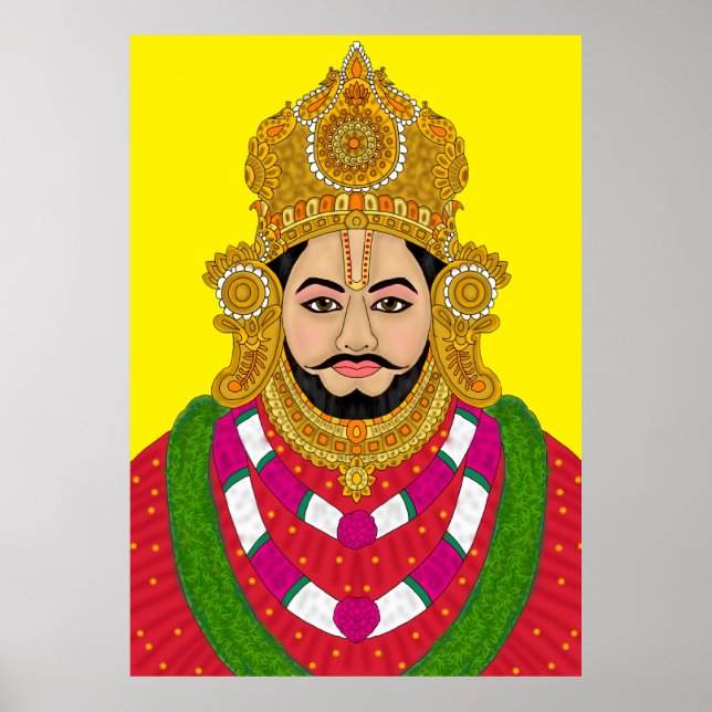 Khatoo Shyam Ji Stationary Poster (Front)