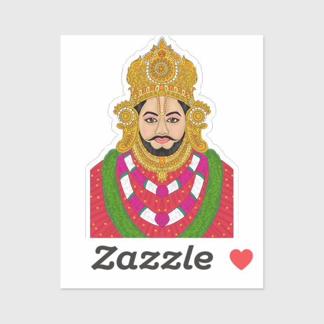 Khatoo Shyam Ji Sticker (Sheet)