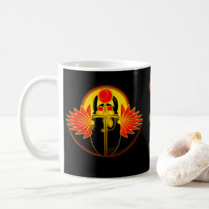 Kherpi God of the Rising Sun,scarab beetle. Coffee Mug