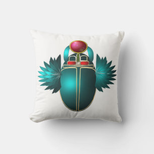 Kherpi God of the Rising Sun,scarab beetle. Cushion