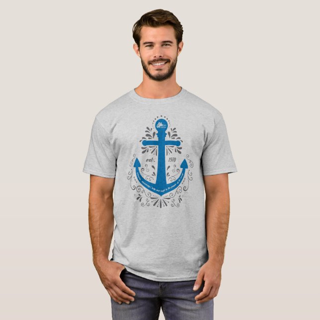 KHH Anchor Light Grey Tshirt (Front Full)