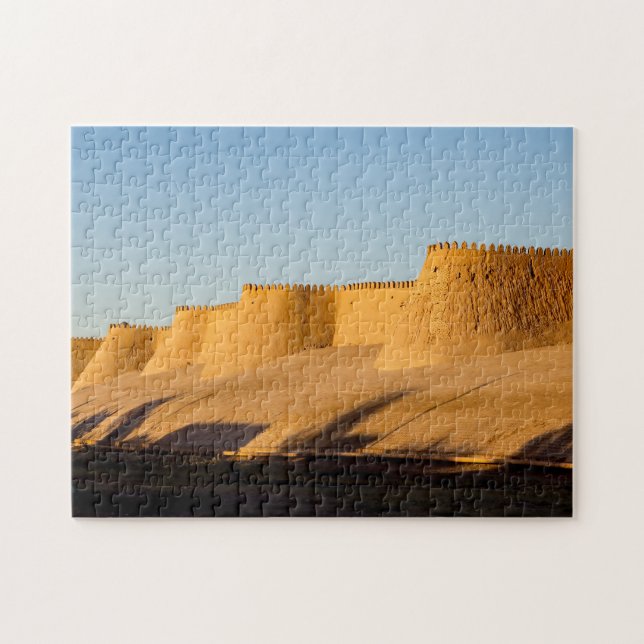 Khiva City Wall - Uzbekistan, Central Asia Jigsaw Puzzle (Horizontal)