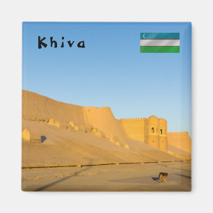 Khiva City Wall - Uzbekistan Magnet