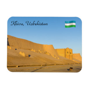 Khiva City Wall - Uzbekistan Magnet