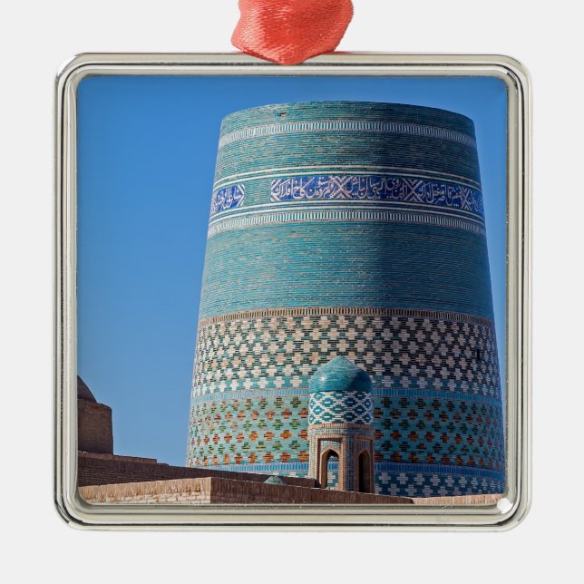 Khiva, Uzbekistan - Islam Khodja Minaret Metal Tree Decoration (Front)