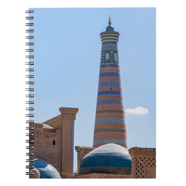 Khiva, Uzbekistan - Islam Khodja Minaret Notebook (Front)