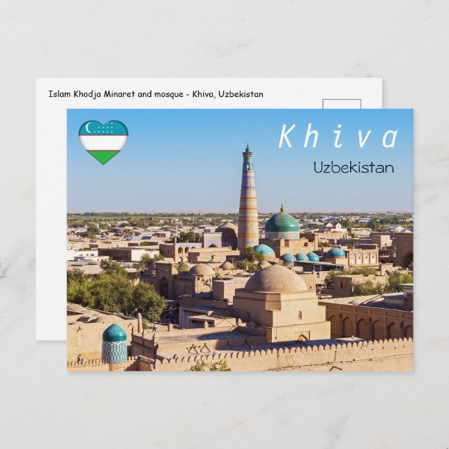 Khiva - Uzbekistan Postcard (Front/Back)