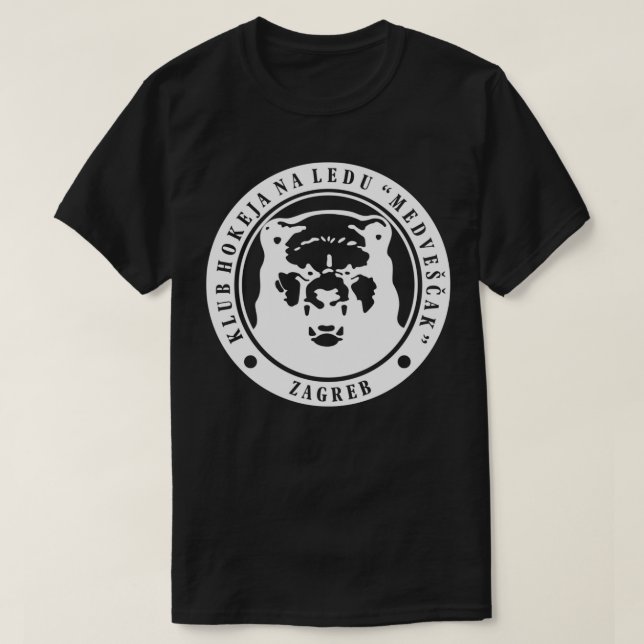 KHL Medveak Zagreb 1 T-Shirt (Design Front)