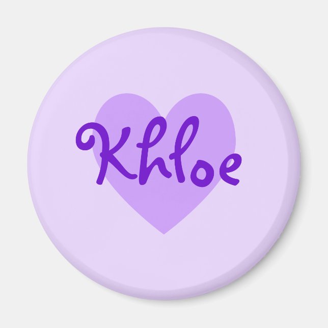 Khloe in Purple Magnet (Front)