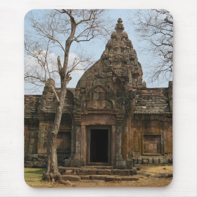 Khmer Castle ... Buriram, Isaan, Thailand Mouse Mat (Front)