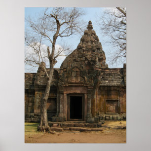Khmer Castle ... Buriram, Isaan, Thailand Poster