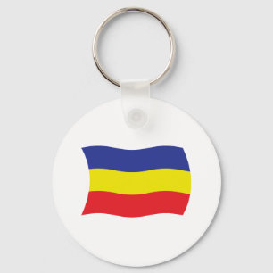 Khmer Kampuchea Krom Flag Keychain