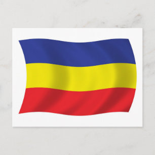 Khmer Kampuchea Krom Flag Postcard