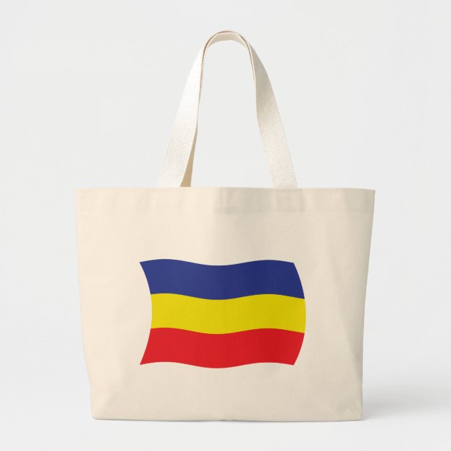Khmer Kampuchea Krom Flag Tote Bag (Front)