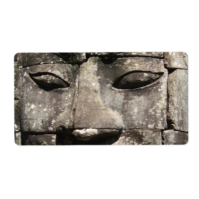 Khmer Stone Face ... Bayon Temple, Cambodia (Front)