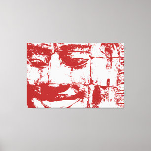 Khmer Stone Face ... Bayon Temple, Cambodia Canvas