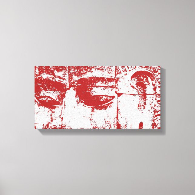 Khmer Stone Face ... Bayon Temple, Cambodia Canvas Print (Front)