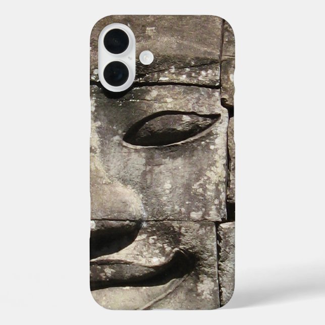 Khmer Stone Face ... Bayon Temple, Cambodia Case-Mate iPhone Case (Back)
