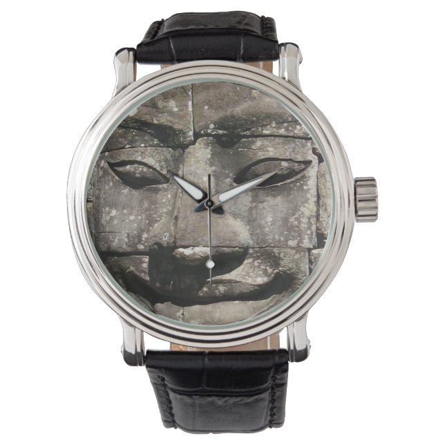 Khmer Stone Face ... Bayon Temple, Cambodia Watch (Front)