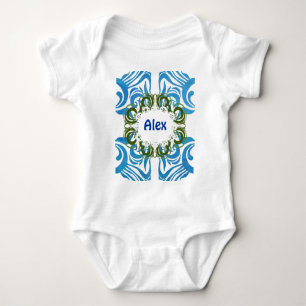 Khokhloma Exotique Baby Bodysuit