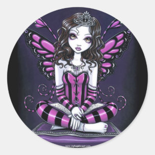 "Khristyn" Pink Princess Fairy Art Stickers