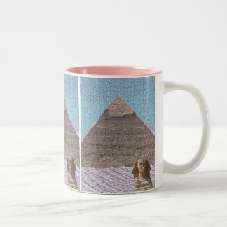 KHUFU PYRAMID AND SPHINX MUG