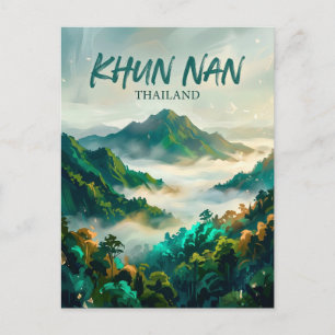 Khun Nan National Park Thailand Postcard