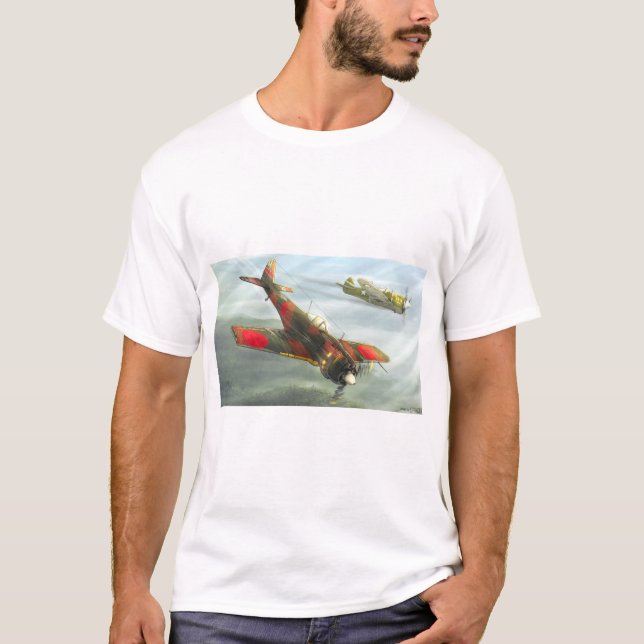Ki-43 Oscar aeroplane T-shirt (Front)