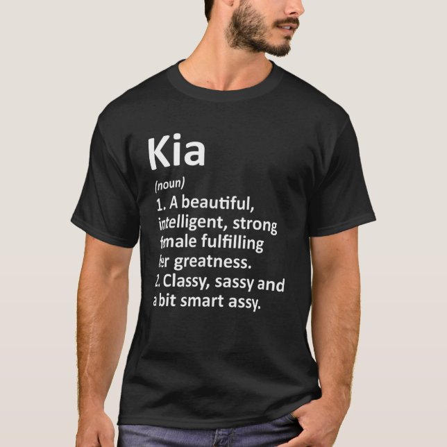 KIA Definition Personalised Funny Christmas Name G T-Shirt (Front)