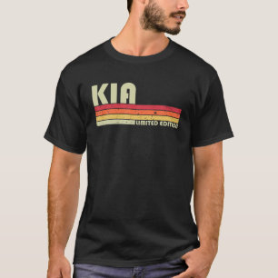 KIA Name Personalised Retro Vintage 80S 90S Birthd T-Shirt
