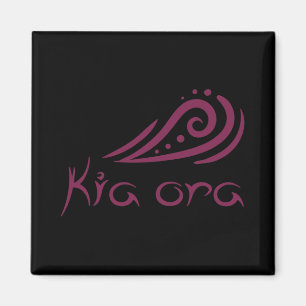 Kia Ora Hello Wave In Maori New Zealand Lynesian Magnet
