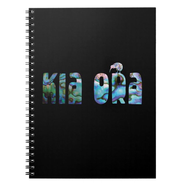 KIA ORA KIWI GREETING NOTEBOOK (Front)