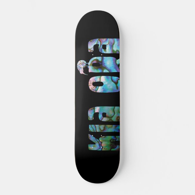 KIA ORA KIWI GREETING SKATEBOARD (Front)