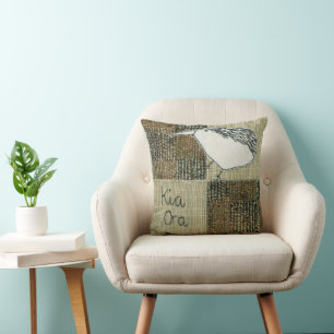 Kia ora, kiwi, kiwiana cushion