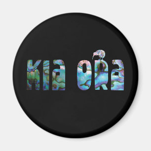 KIA ORA KIWI NEW ZEALAND MAGNET