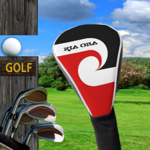 Kia Ora & Maori Flag, New Zealand /Sports, Golf Head Cover