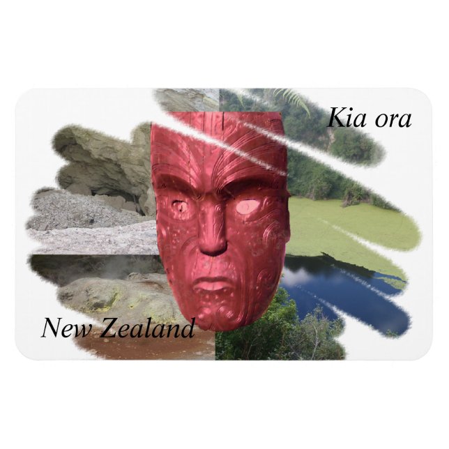 Kia Ora New Zealand magnet (Horizontal)