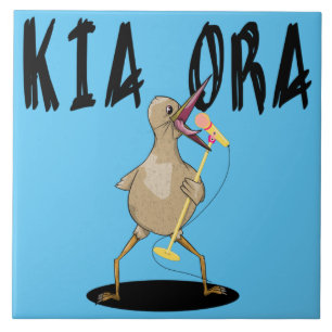 Kia ora New Zealand Maori Language Tile