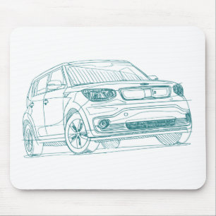 Kia Soul EV 2015 Mouse Mat