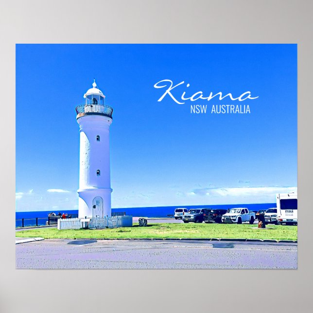 Kiama lighthouse NSW Australia Poster (Front)