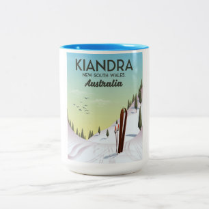 Kiandra New South Wales Australia Ski Two-Tone Coffee Mug