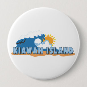 Kiawah Island. 10 Cm Round Badge