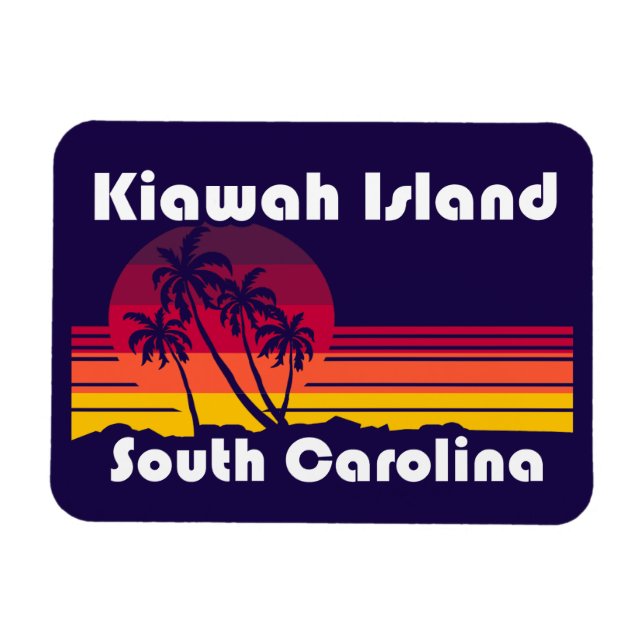 Kiawah Island Beach South Carolina Magnet (Horizontal)