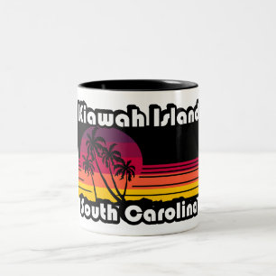 Kiawah Island Beach South Carolina Two-Tone Coffee Mug