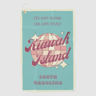 Kiawah Island South Carolina USA golfer Golf Towel