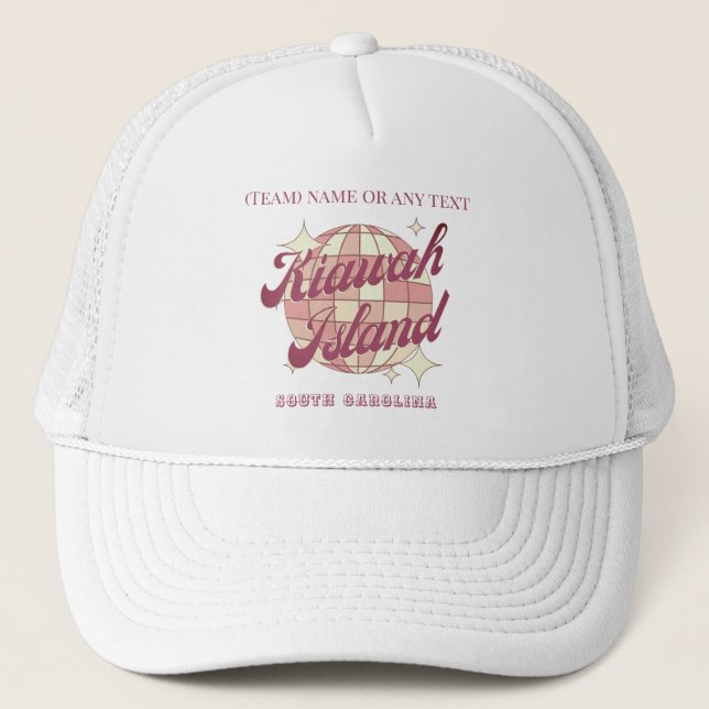 Kiawah Island South Carolina USA party  Trucker Hat (Front)