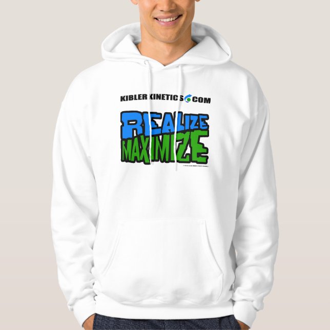 Kibler Kinetics LLC LOGO Hoodie L white R/M (Front)